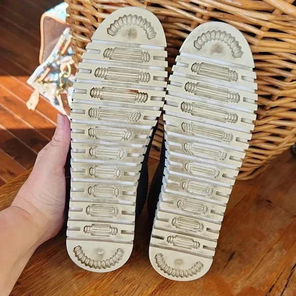 Jeffrey Campbell Cube Black and White Leather Shoes Sz 9 - Picture 9 of 16